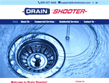 Tablet Screenshot of drainshooter.com
